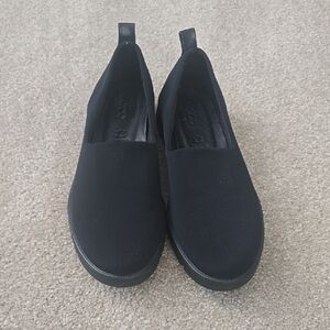 ECCO Black Bella Slip On Shoes US 7-7.5 EU 38 NWOT